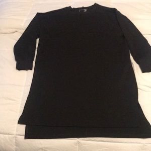 Universal Standard black sweatshirt dress